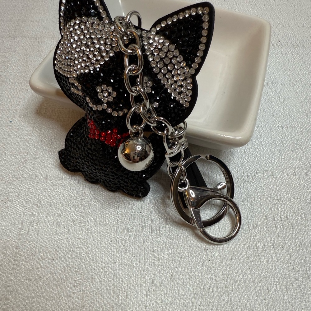 🎀 Kawaii Bling Cat Charms | Crystal Kitty Keychains 🎀